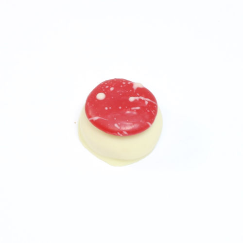 Afbeelding van Paddenstoel bonbon wit/rood