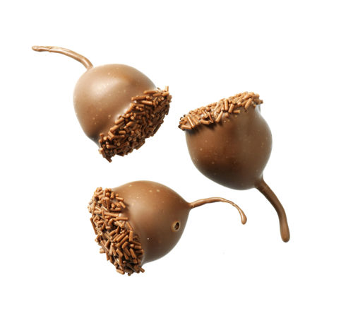 Afbeelding van Kersenbonbon met steel melk